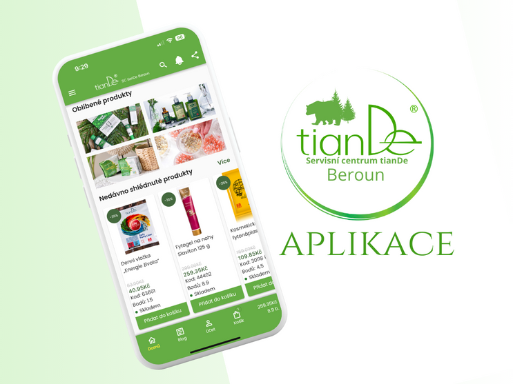 Aplikace tianDe Beroun